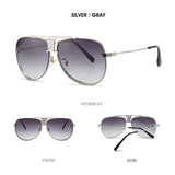 Aviator - Silver & Grey