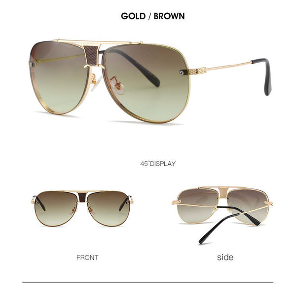 Aviator - Gold & Brown